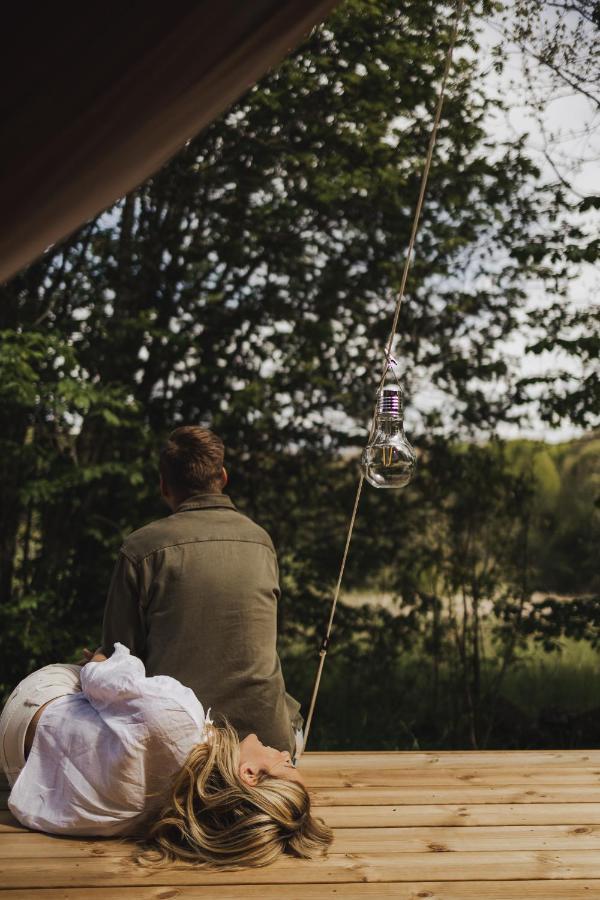Falkeroed - Lyxig Glamping I Naturreservat Ink Frukost 格雷伯斯塔德 外观 照片